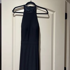 Black Sherri Hill Long Formal Dress
